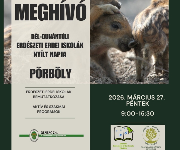 Dél-Dunántúli Régió Erdészeti Erdei Iskoláinak Nyílt Napja